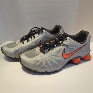 Nike Shox Turbo 14 Size 14 Mens Metallic Silver/Hyper Crimson-Anthracite
